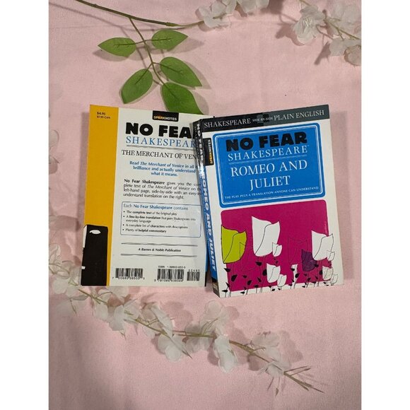 No Fear Shakespeare Books The Merchant Of Venice & Romeo And Juliet Bundle 2003 - Picture 3 of 16